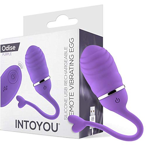 Huevo Vibrador Control Remoto Odise Usb Silicona Purpura