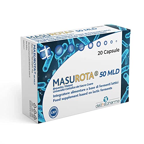 Masurota 50 Mld, Fermenti Lattici, Brevetto Dell'Università Del Sacro Cuore, Con Inulina, Per Favorire L'Equilibrio Della Flora Intestinale 50 Miliard