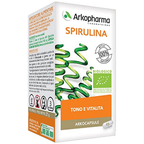 Arkopharma, 70363 Arkocapsule Spirulina Bio, 45 Capsule