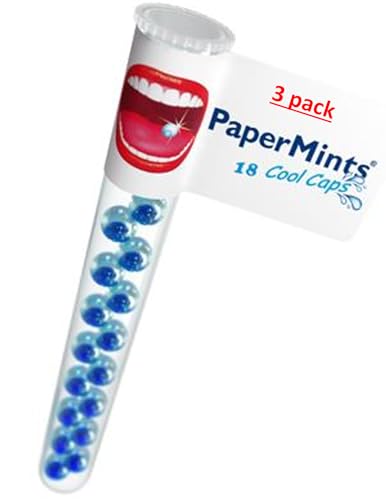 Papermints Cool Caps Breath Refreshers 3 X Tubes Of 18 Capsules By Paper Mint
