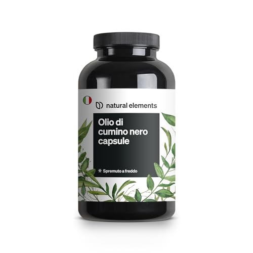 Olio Di Cumino Nero Egiziano – 400 Capsule – 1.000 Mg/Dose Giornaliera – Da Nigella Sativa Originale, Spremuto A Freddo, Naturale
