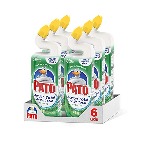 Pato Wc Azione Detergente Per Wc Freschezza - Confezione Da 6 X 750 Ml - Totale: 4500 Ml