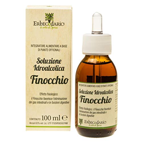 Tintura Madre Di Finocchio, Sgonfia La Pancia Favorisce La Digestione E Riduce Meteorismo, Gonfiore Addominale E Gas, Integratore Depurativo Per Il Si