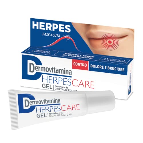 Herpescare Gel 8 Ml | Gel Labiale Protettivo Contro Dolore E Bruciore Da Herpes, Rigenera, Protegge, Riduce Il Dolore E Favorisce La Cicatrizzazione,