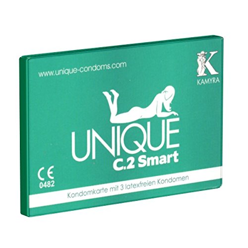 Kamyra Unique Smart Pre-Errection Condom Card - 3 Profilattici - Senza Lattice