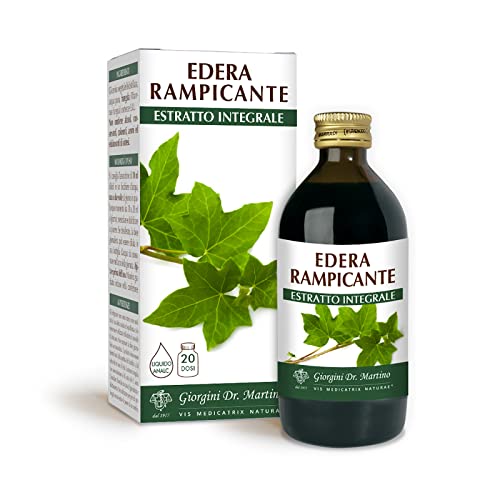 Dr. Giorgini Integratore Alimentare, Edera Rampicante Estratto Integrale Liquido Analcoolico - 200 Ml