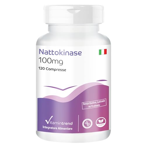 Nattokinase 100Mg - 2000 Fu Per Compressa - 120 Compresse - Vegan - Dose Elevata | Vitamintrend®