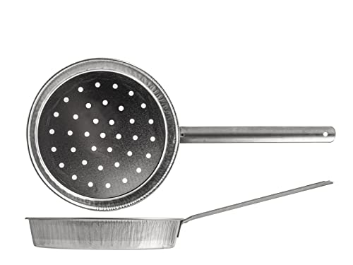 Home Padella Castagne In Ferro, Manico In Ferro, 26Cm