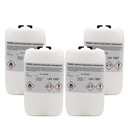 Tanica Alcool Isopropilico Isopropanolo 5 Lt Litri Detergente Ultrasuoni 97% Pulizia Ultrasuoni Per Stampanti 3D Ossido Ottiche Computer Circuiti Stam