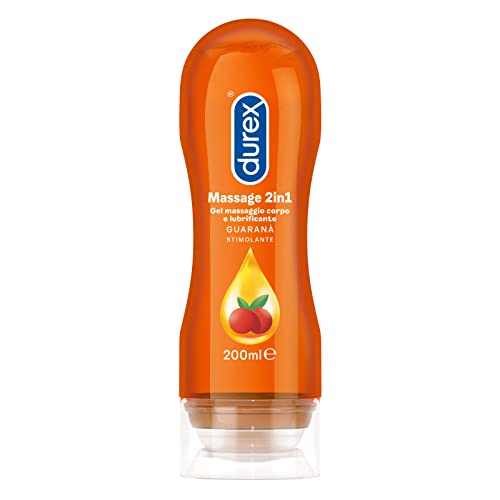 Durex Play Massage 2 In 1 Lubrificante E Gel Massaggiante Con Guarana