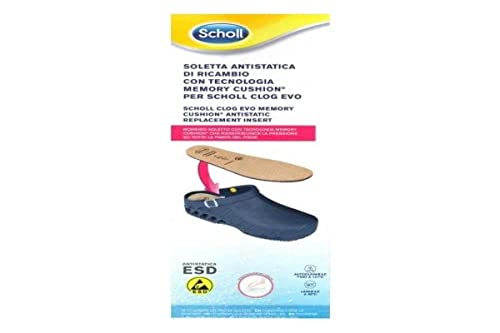 Dr. Scholl Soletta Antistatica Di Ricambio Memory Cuscion Per Clog Evo (41/42)