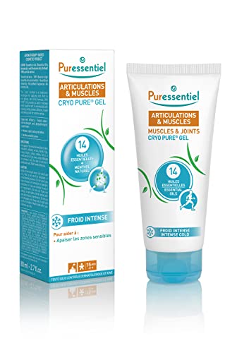 Puressentiel - Articolazioni E Muscoli - Cryo Pure Gel - Aiuta A Lenire Le Zone Sensibili - Per Urti, Contusioni E Rigidità - Sensazione Di Freddo Int