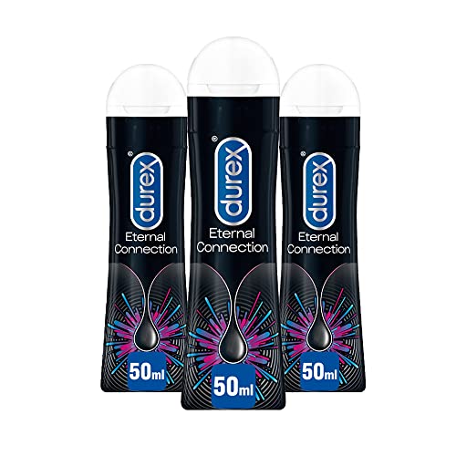 Durex Gel Eternal Connection 50Ml X3, Gel Lubrificante Intimo A Base Siliconica Lunga Durata, Anche Per Sesso Anale, 150 Ml, 3 Confezioni
