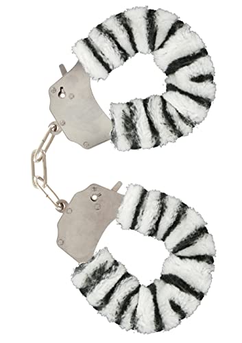 Furry Fun Cuffs Zebra Plush