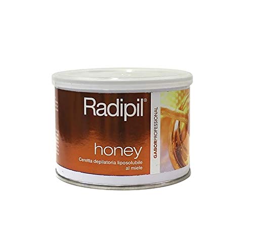 Radipil, Ceretta Depilatoria Professionale Al Miele, Per Pelli Delicate - Vaso Da 400 Ml