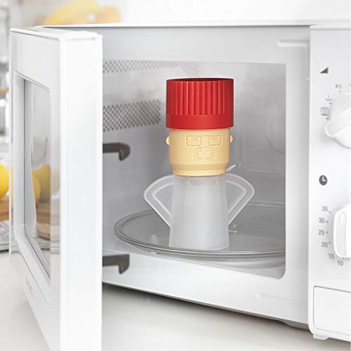 Innovagoods® Pulitore A Vapore Per Microonde Fuming Chef, Pulisce Il Tuo Microonde In Modo Rapido E Semplice, Con Funzione Di Pulizia A Vapore E Desig