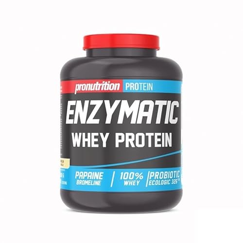 Pronutrition Enzymatic Whey Protein 908G Vaniglia - Proteina Del Siero Del Latte Che Contribuiscono Ai Fisiologici Processi Di Costruzione Muscolare E