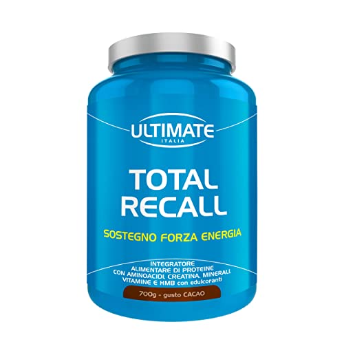 Ultimate Italia - Total Recall - Tutto In Un Unico Integratore - 700 G - Gusto Cacao