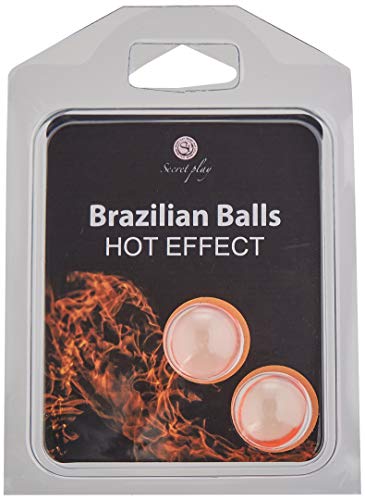 Secret Play S355, Palline Brasiliane Con Effetto Calore, Confezione Da 2