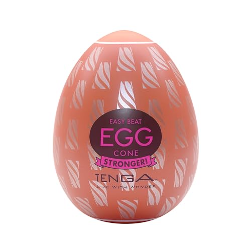 Tenga Egg Hard Cone - Masturbatore Per Uomo - Sex Toy Maschile In Confezione Discreta - Prodotto Monouso - (1 Uovo)