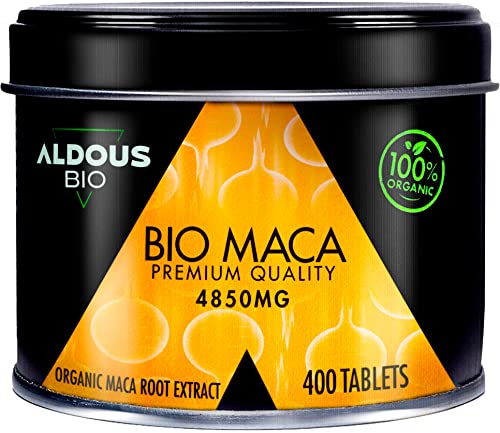 Estratto Di Maca Peruviana Pura | 400 Compresse Per 4 Mesi - Altamente Concentrata | Maca Bio Di Qualità Superiore - Aumenta L'Energia E La Vitalità |