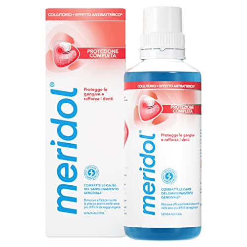 Meridol Collutorio, Antibatterico, Lenisce Le Gengive Irritate, Protegge Lo Smalto, Combatte I Batteri Della Placca, Previene Il Sanguinamento Gengiva