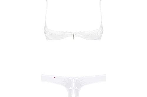 Obsessive Alabastra Sexy Lingerie, Nero (Black), S/M
