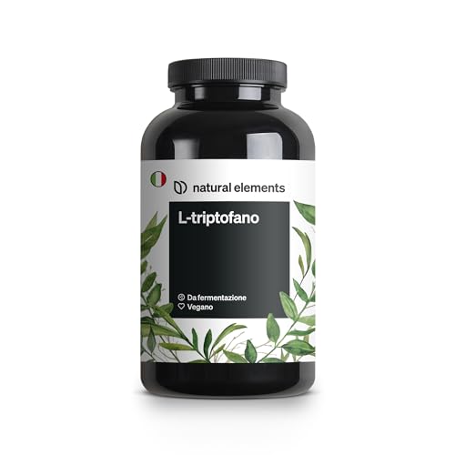 L-Triptofano 500Mg – Triptofano Integratore Per Dormire E Migliorare La Qualità Del Sonno – 240 Capsule (Scorta Di 8 Mesi) – Rilassante Antistress Per