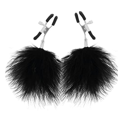 Darkness Pinzas Para Pezones Con Pompones