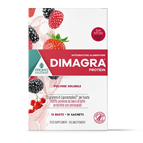 Dimagra Protein - Integratore Alimentare Con Proteine Da Siero Del Latte - Per Dimagrire, Disintossicare, Per Il Mantenimento E La Crescita Della Mass