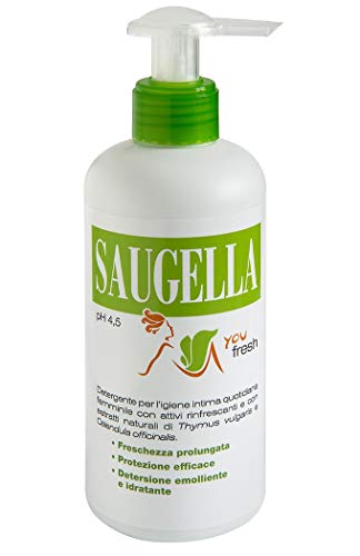 Saugella Youfresh Detergente Intimo Adatto Per Donne Che Trascorrono Molte Ore Fuori Casa, 200 Ml