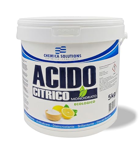 Chemica Solutions Acido Citrico Monoidrato Prodotto Ecologico E Multifunzione Anticalcare Disincrostante Decalcificante Ammorbidente E Brillantante 5 