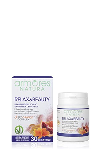 Armores Natura Integratori Alimentari, Relax&Beauty, Con Papavero Della California (Escolzia) E Ashwagandha, Favorisce Il Rilassamento, Il Sonno, Il T