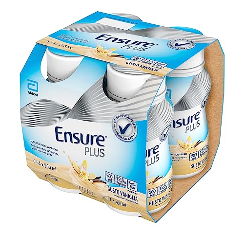 Ensure Plus Supplemento Nutrizionale Ipercalorico Con Proteine, Vitamine E Minerali Privo Di Fibre |Formato Bevanda| Alimento A Fini Medici Speciali |