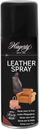 Hagerty Leather Spray 200 Ml I Spray Efficiente Per La Protezione, La Pulizia E La Cura Della Pelle I Detergente Per Pelle Di Mobili Borse Cinture Gia