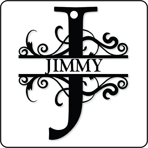 Deodorante Per Auto Personalizzato J - Custom Monogram