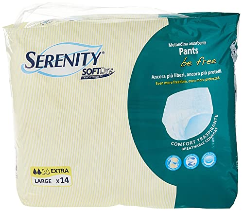 Mutandina Assorbente Slip Serenity Soft Dry Pull Up Taglia Large 14 Pezzi