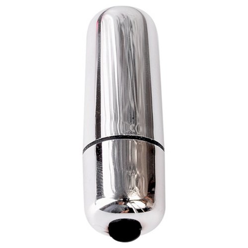 Toyz4Lovers Mini Vibratore Bullet Classics, Argento - 60 Gr