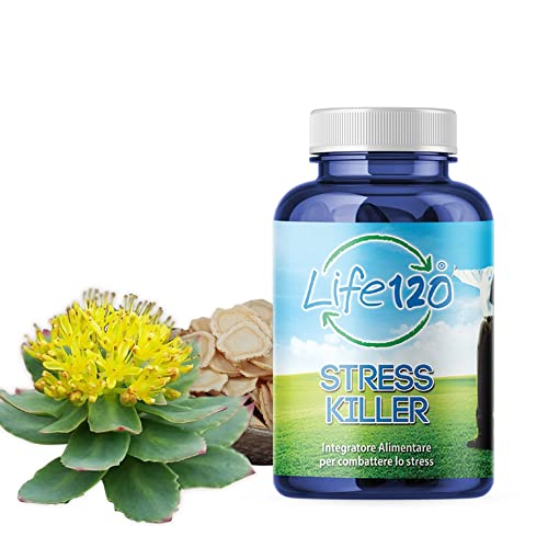 Life 120 - Stress Killer Integratore Alimentare, Con Estratti Vegetali In Combinazione Con Sostanze Fisiologiche, Per Rilassamento E Calma 90 Compress