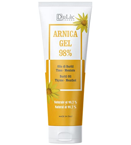 Arnica Gel Per Cavalli Uso Umano Extra Forte 98%, 100Ml Azione Intensa, Made In Italy Per Massaggio A Muscoli E Articolazioni, Formula Naturale E Derm