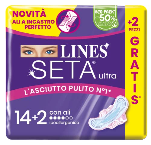 Lines Seta Ultra Ali, 16 Pezzi