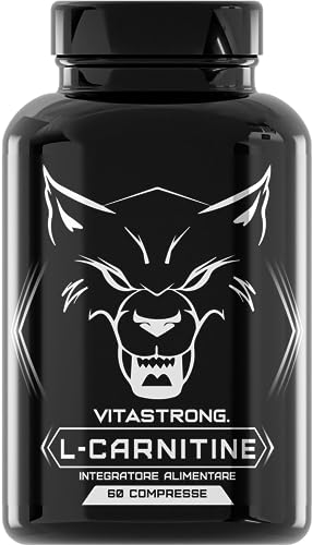 Carnitina Brucia Grassi Potente Vitastrong | L-Carnitina Pura Al 100% | Per L'Allenamento Migliora Energia E Resistenza | Made In Italy Di Alta Qualit