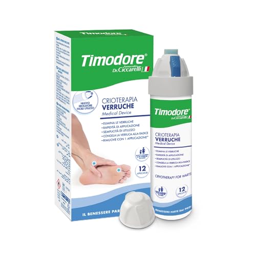 Timodore, Spray Trattamento Antiverruche, Verruche Crioterapia, Rapidità Di Applicazione E Semplice Utilizzo, Congela E Distacca, 100% Made In Italy, 