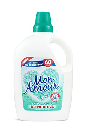 Mon Amour – Ammorbidente Igiene Attiva – 60 Lavaggi, 3000Ml