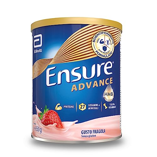 Ensure Advance Formula Nutrivigor Integratore Alimentare Proteico In Polvere, Con 27 Vitamine E Minerali, Integratore Alimentare Con Proteine, Calcio