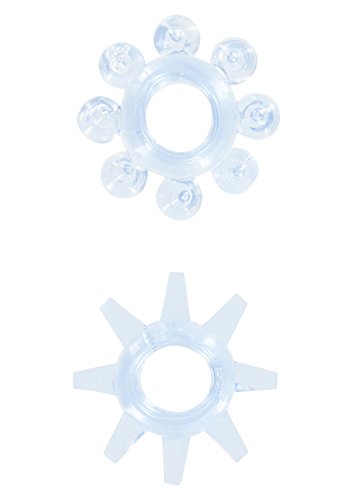 Sex Toys Rings Power Stretchy Rings Blue 2Pcs Sexy Shop