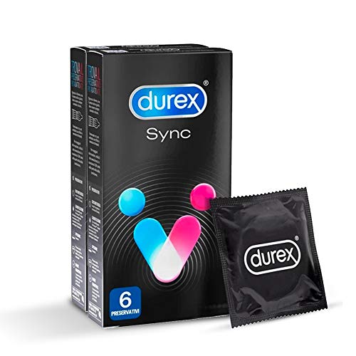 Durex Sync Preservativi, 12 Profilattici