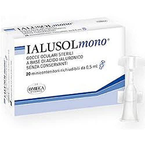 Omega Pharma Mono Gocce Oculari Ialusol, 20 Fiale