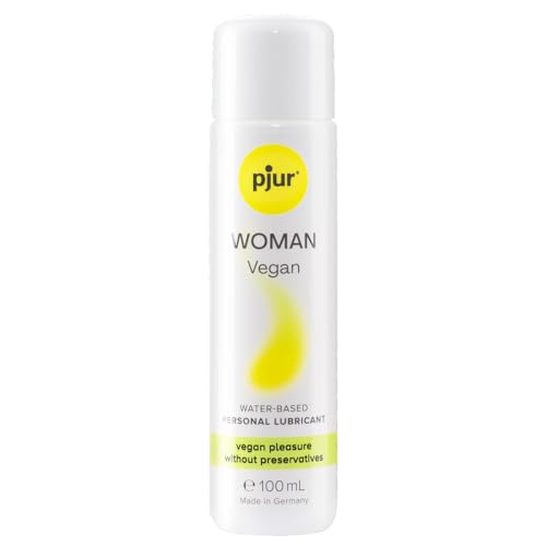 Pjur Woman Vegan - Gel Lubrificante A Base D’Acqua - Ingredienti 100% Vegani, Non Testato Su Animali - Apposito Per Donna (100Ml)
