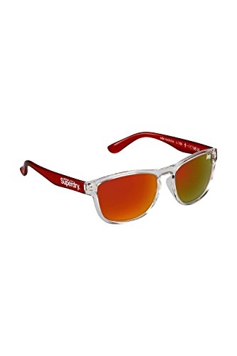 Superdry Rockstar 186 Clear Red Transparent Red Mirror